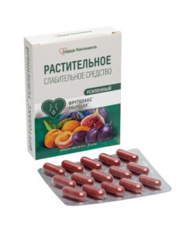 ფრუტოლაქსი გაძლიერებული “Сердце Континента” კაფსულა 0.4გ №30
