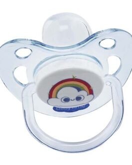 BT129 სილიკონის ორთოდონტული გაუმჭვირვალე მატყუარა თავსახურით №2 ( 6- 18 თვე)