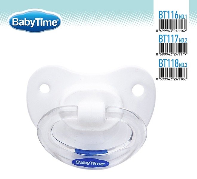 BT118 სილიკონის ორთოდონტული გაუმჭვირვალე მატყუარა № 3 (18 + თვე) - Image 5