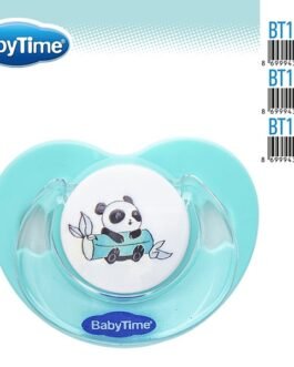 BT138 სილიკონის ორთოდონტული მატყუარა გაუმჭვირვალე თავსახურით № ( 6 – 18 თვე)