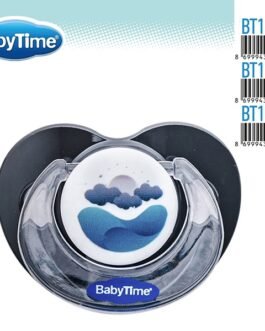 BT152 სილიკონის ორთოდონტული მატყუარა Black თავსახურით №1 (0 – 6 თვე)