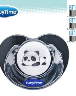 BT154 სილიკონის ორთოდონტული მატყუარა Black თავსახურით №3 (18 + თვე)