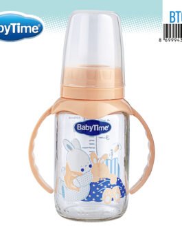 BT080 შუშის კვების ბოთლი, სახელურით 150 მლ