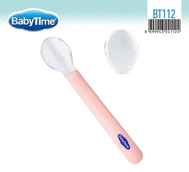 BT112 სილიკონის კვების კოვზი (1ც.) დამცავით - Image 3