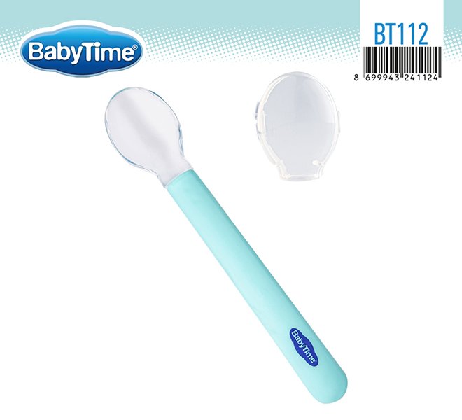 BT112 სილიკონის კვების კოვზი (1ც.) დამცავით - Image 2