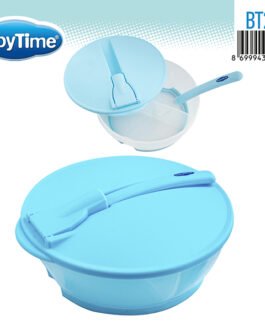 BT221 ბავშვის საკვები თეფში კოვზით