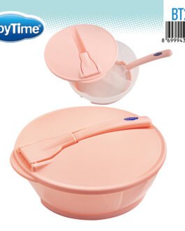 BT221 ბავშვის საკვები თეფში კოვზით