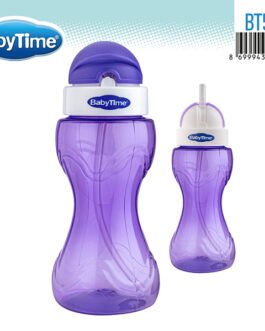 BT501 ფერადი ჭიქა საწრუპით 500მლ