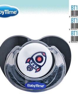 BT153 სილიკონის ორთოდონტული მატყუარა Black თავსახურით №2 ( 6- 18 თვე)