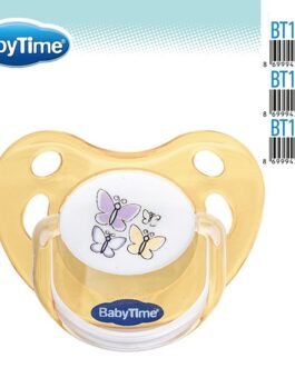 BT133 სილიკონის ორთოდონტული გაუმჭვირვალე Candy თავსახურით №3 (12 + თვე)