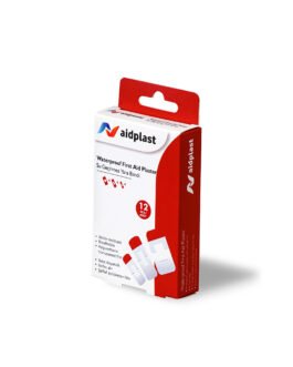 პირველადი დახახმარების პლასტირი – PU – წყალგაუმტარი 19მმ x 56მმ / 25მმ x 72მმ / 38მმ x 72მმ №12