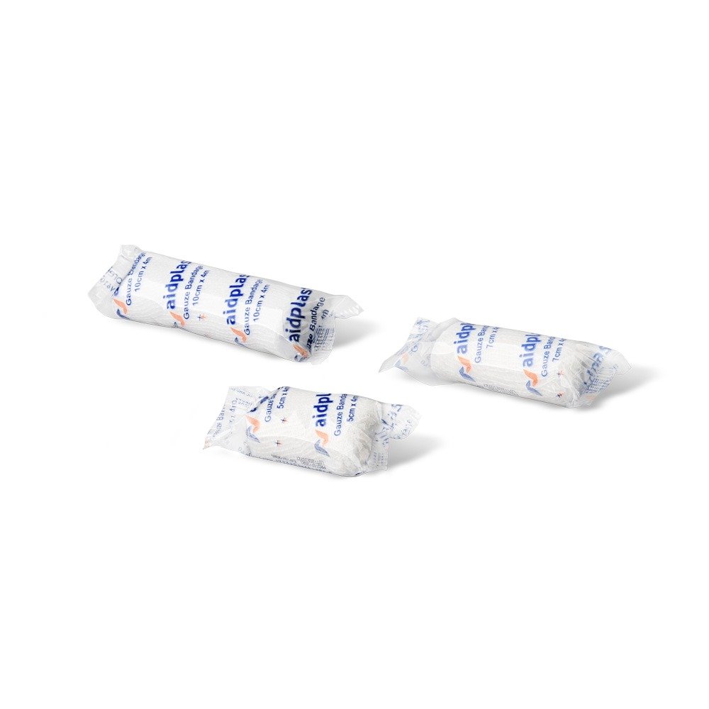 ბინტი მარლის, არასტერილური, ინდივიდუალური PE შეფუთვა (5 სხვადასხვა ზომა)