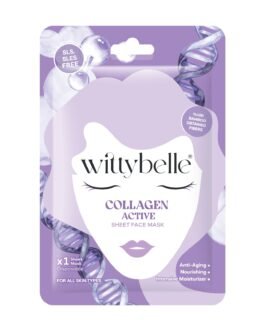 WittyBelle კოლაგენი – სახის აქტიური ფურცლოვანი ნიღაბი