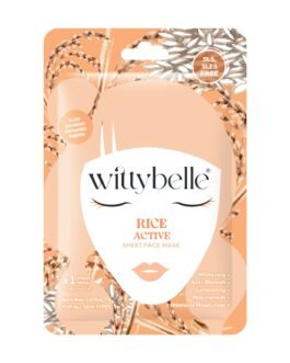 WittyBelle ბრინჯი – სახის აქტიური ფურცლოვანი ნიღაბი