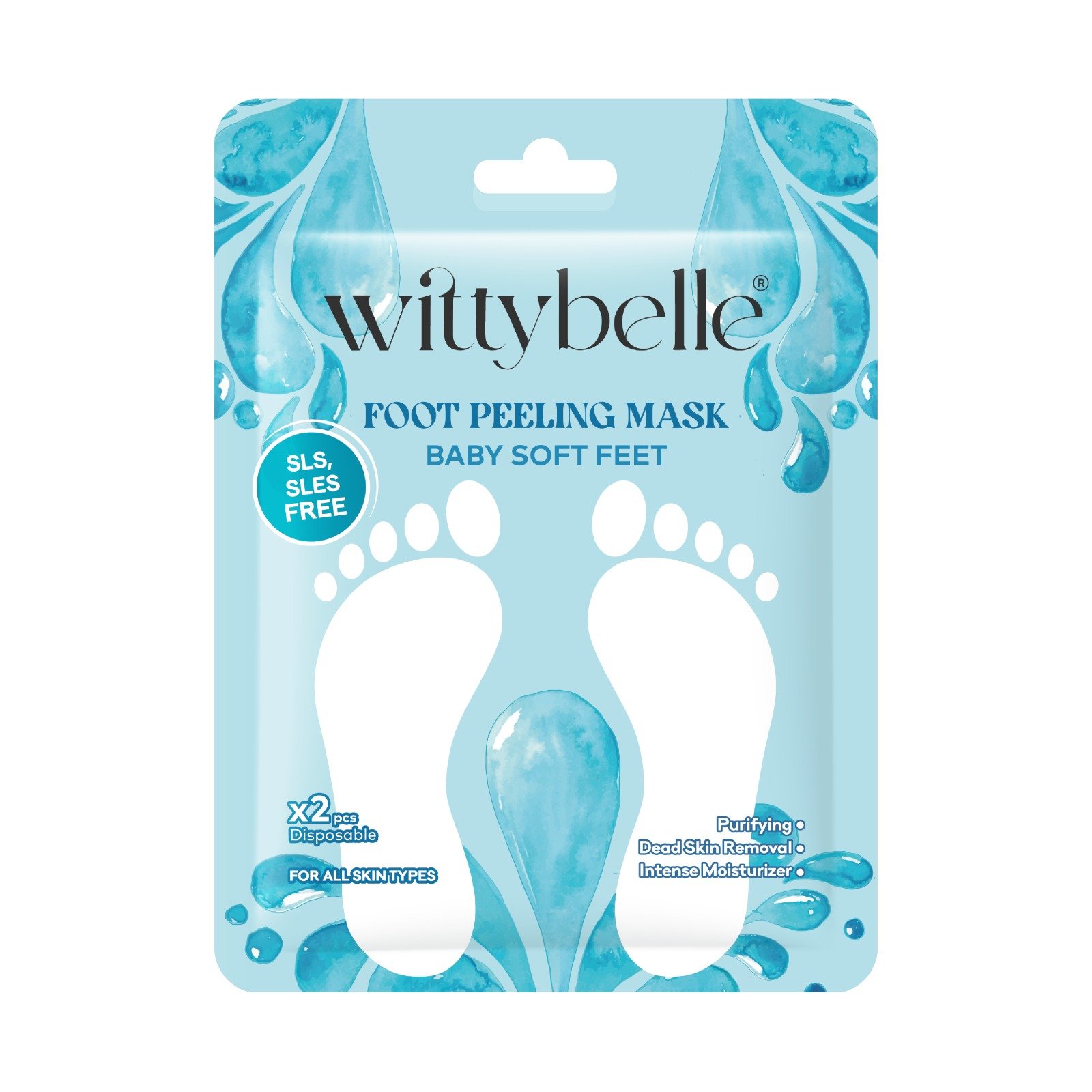 WittyBelle ფეხის ნიღაბი-პილინგი