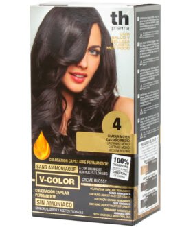 თმის საღებავი 4 TH Medium Brown ☘️ N 4 მედიუმი ყავისფერი, ამიაკის გარეშე