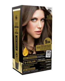 თმის საღებავი 534 Light Golden Copper Brown ☘️ N 534 ღია ოქროსფერი, სპილენძის ყავისფერი, ამიაკის გარეშე