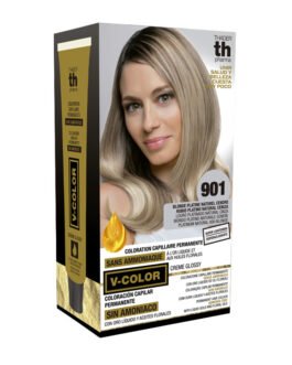 თმის საღებავი 901 TH Platinum Natural Ash Blonde ☘️ N 901 პლატინის ნატურალური, ნაცრისფერი ქერა, ამიაკის გარეშე