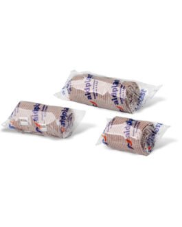 ელასტიკური ბინტი ყავისფერი – ინდივიდუალური PE შეფუთვა (3 სხვადასხვა ზომა)