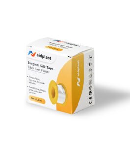 ლეიკოპლასტირი ქირურგიული აბრეშუმის ინდივიდუალური შეფუთვა, ზომა 5მ x 2.50სმ