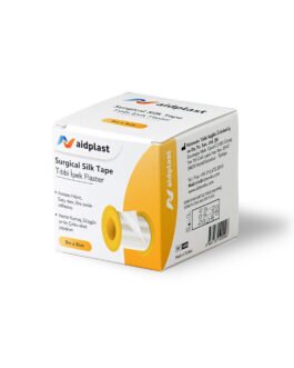 ლეიკოპლასტირი ქირურგიული აბრეშუმის ინდივიდუალური შეფუთვა, ზომა 5მ x 5.00სმ